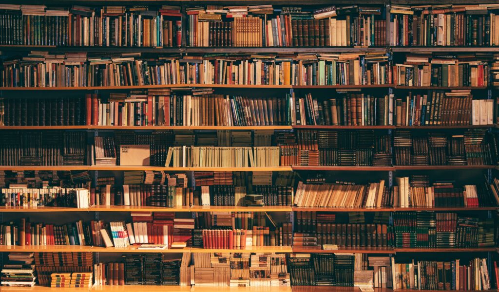 library shelf