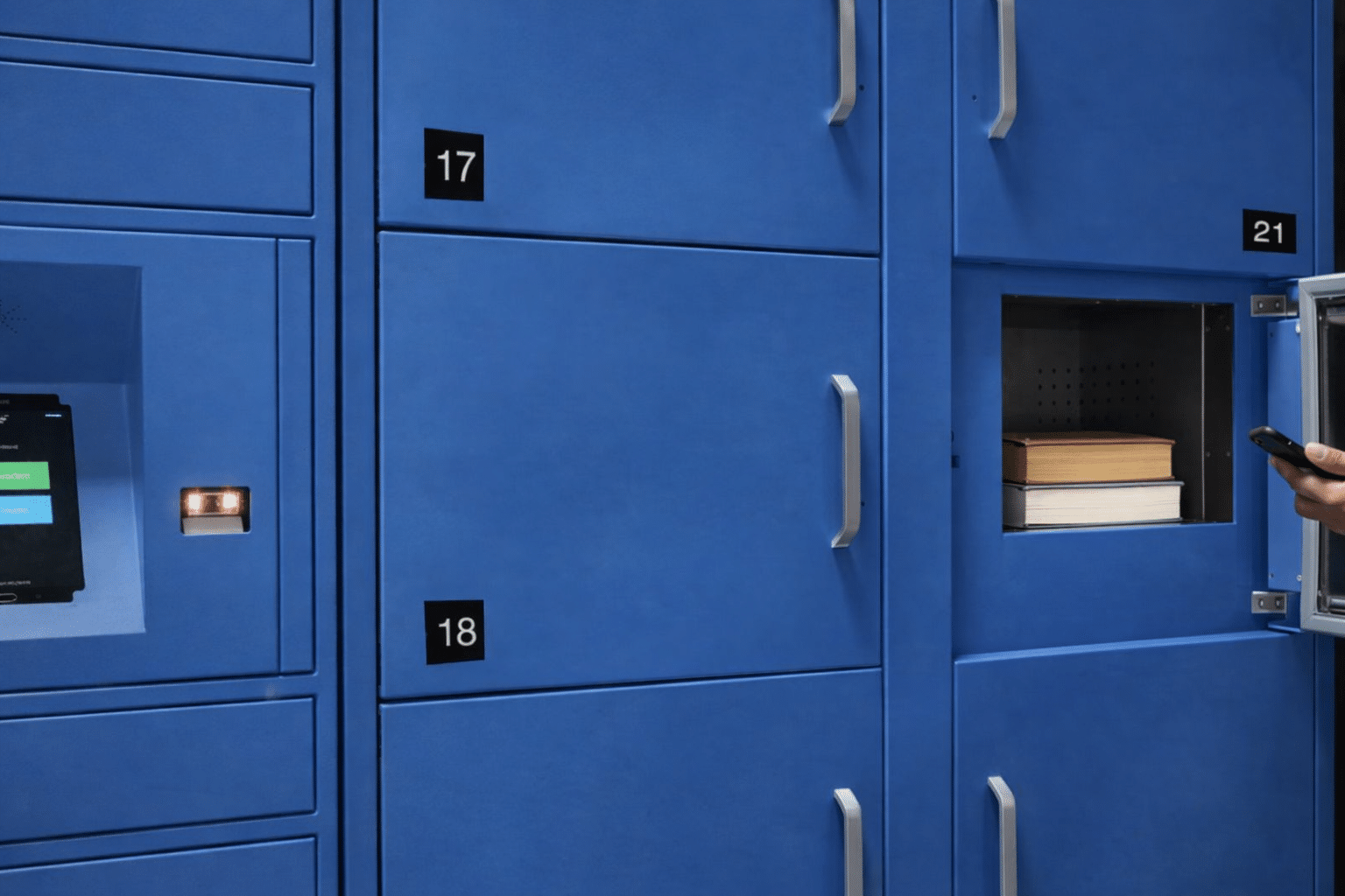 The Journey of a Book Through a Smart Locker System